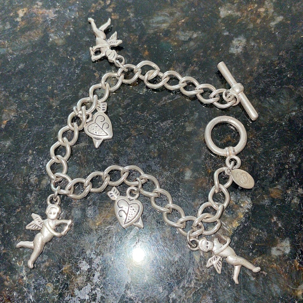 Brighton bracelet silver love Cupid